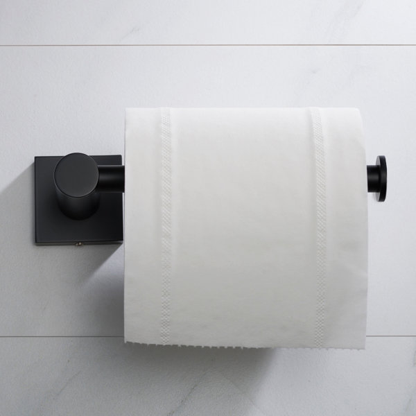 KRAUS Ventus Toilet Paper Holder - Matte Black Bathroom Accessory